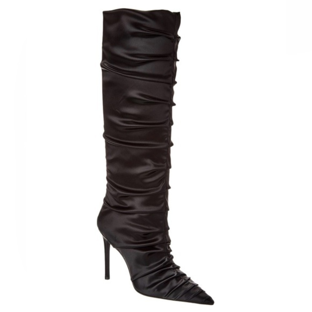 Stuart Weitzman
Stuart Ruched 100 Satin Knee-High Boot, NWT, size 11